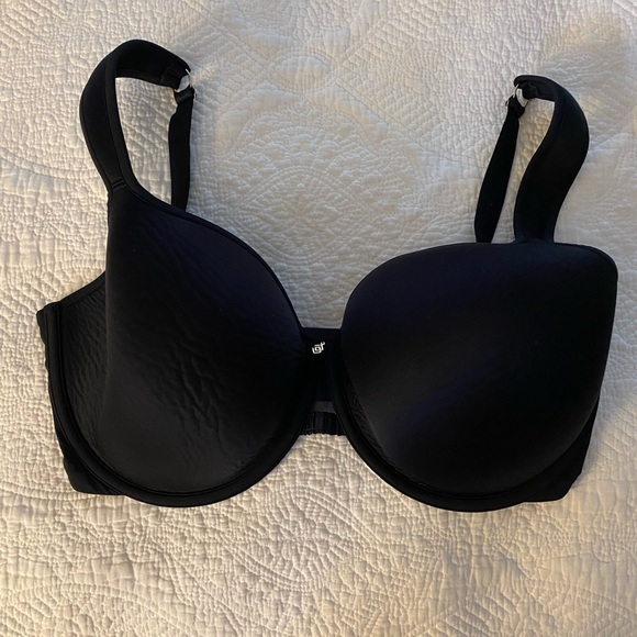 Third Love 24/7 Perfect Coverage Black Bra 38G - Picture 1 of 6